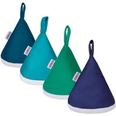 Imagem de ALVABABY 4 Peças Protetores De Xixi Para Bebês Meninos, Escudo Absorção Água Forte Recém-Nascidos, Touca Reutilizável Camadas, Acessório Troca Fraldas, Presente 4Ng02