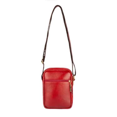 Imagem de Bolsa shoulder bag de couro liso Pietra