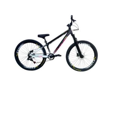 Imagem de Bicicleta A26 Viking Tuff Grau Shimano 21V Preto Quadro 13 - NTZ