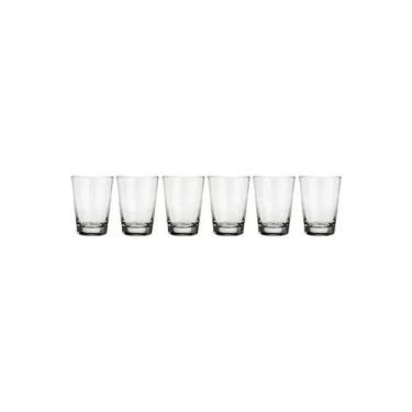 Imagem de Jogo 6 Copos Água Cerveja Caldereta 300 Ml Vidro Liso 7401 - Nadir Fig