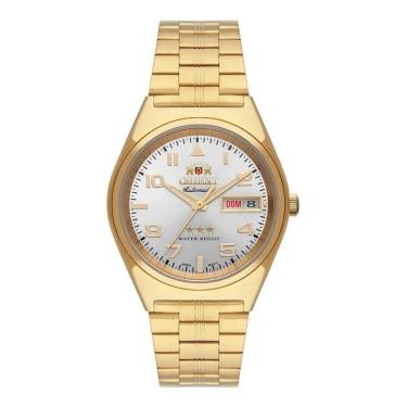 Imagem de Relógio Masculino Orient Automático Dourado 469Gp083F S2Kx