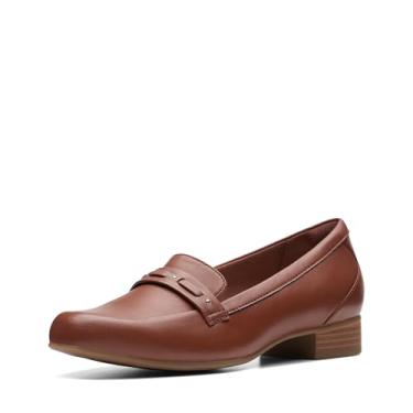 Imagem de Clarks Mocassim feminino Juliet Bay, Couro bronzeado, 12