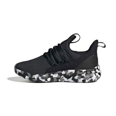 Imagem de adidas Tênis infantil unissex Lite Racer Adapt 7.0, Preto/Preto/Cinza, 5 Big Kid