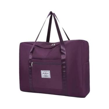 Imagem de Bolsa De Viagem Dobrável Impermeável De Grande Capacidade Para Mulhere