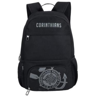 Imagem de Mochila De Costas Escolar Corinthians Timão Bolso Térmico - Xeryus, Pr
