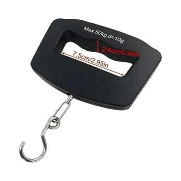 Imagem de Balança Digital Portátil Para Bagagem Com Luz De Fundo Eletrônica Para