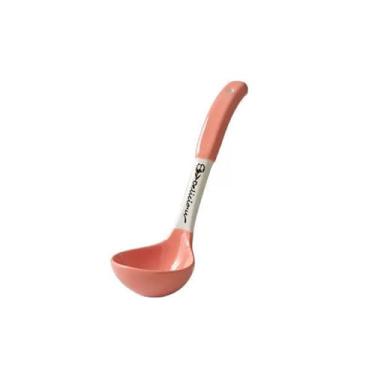 Imagem de Concha de sopa Colher De Sopa Cerâmica Para Uso Doméstico, Cabo Longo Para Comer Ramen, Fofa E Bonita(Pink)