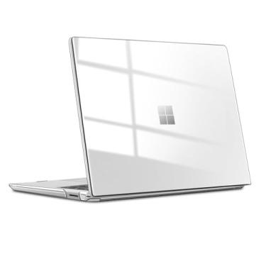 Imagem de Capa fina para laptop Microsoft Surface 3/4/5 2022 2021 2019 versão com teclado de metal (modelo de 13,5 polegadas: 1951/1868), capa rígida de policarbonato com encaixe protetor à prova de choque,