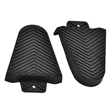 Imagem de Capa protetora para pedal de bicicleta, estrutura de borracha, fácil de colocar, remover e armazenar, projetada para travas SPD-sl, evita acúmulo de lama e sujeira, 1 par para aplicável