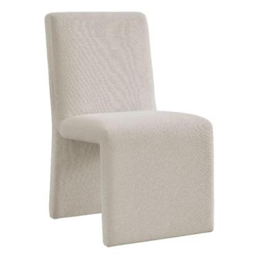 Imagem de Modway Emory Cadeira de jantar de tecido em sal – Cadeira de jantar estofada sem braços – Cadeira de destaque moderna versátil ou cadeira de penteadeira