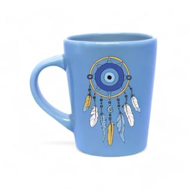 Imagem de Caneca Porcelana 270ml Azul – Design Filtro dos Sonhos