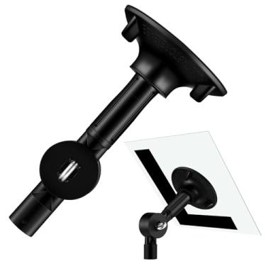 Imagem de Kathfly Placa de leitura de 10 cm, trocador de letras, ventosa com ventosa, letreiro com letra extensível, ventosa de sucção, preta