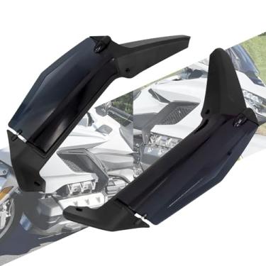 Imagem de HCmotorku Defletores de ar ajustáveis escudo de asa de carenagem lateral adequado para Honda Gold Wing GL1800 2018-2024
