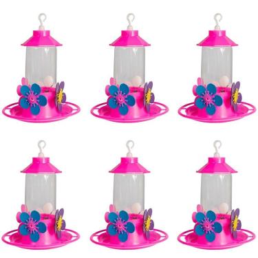 Imagem de Bebedouro Beija-flor Bandeja C/ Poleiro 250ml Kit 6