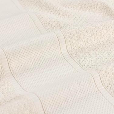 Imagem de Jogo de Toalhas de Banho Noblesse Nude 5 peças - 100% Algodão 400g/m². Relevo em Flocos, 5 (2 Banho 70x140cm, 2 Rosto 50x80cm, 1 Piso 50x70cm)