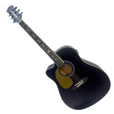 Imagem de Violão Eletroacústico 6 Cordas Canhoto Waldman Tdce-141L Bk