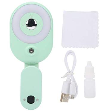 Imagem de Luz de preenchimento regulável otimizada para videoconferência e transmissão ao vivo: Luz de preenchimento LED com tecnologia de lâmpada suave para fotografia de celular. Mini umidificador incluído