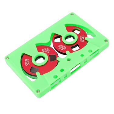 Imagem de Asixxsix Fita Cassete Vazia Bobina a Bobina, Cassete de áudio Tipo I de Polarização Normal de 50 Minutos para Gravação de Música, Com Revestimento ABS e Rodas Metálicas