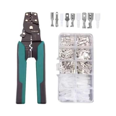 Imagem de Conector Elétrico Terminal Crimpado Em Forma De U 2.8 4.8 6.3mm Com Al