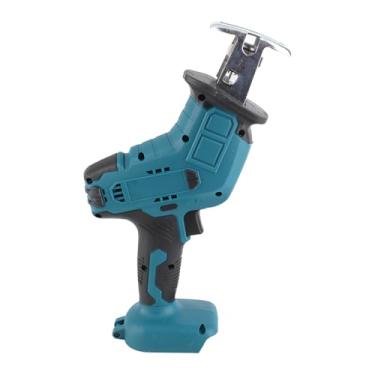 Imagem de Serra alternativa de lítio sem fio vertical portátil motor potente velocidade de corte rápida alça confortável de alta eficiência iluminação embutida para projetos de carpintaria