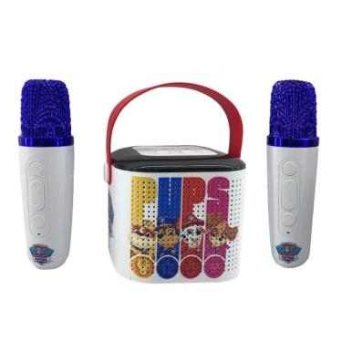 Imagem de Caixa de Som Bluetooth Karaokê Infantil Patrulha Canina - Candide