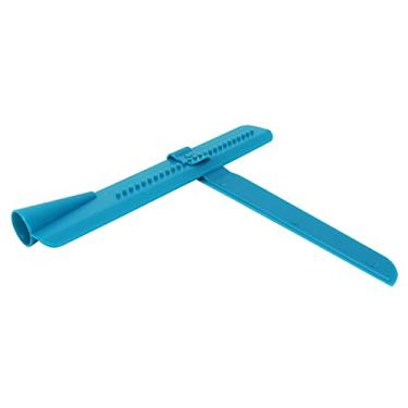 Imagem de GLOGLOW Raspador de Creme de Altura Ajustável de Espátula de Alimentos, Ferramenta Mais Suave de Bolo de Plástico, 23,5x4,5x20,5cm, para Bolos e Sobremesas, Produtos de Cozimento Doméstico (trombeta