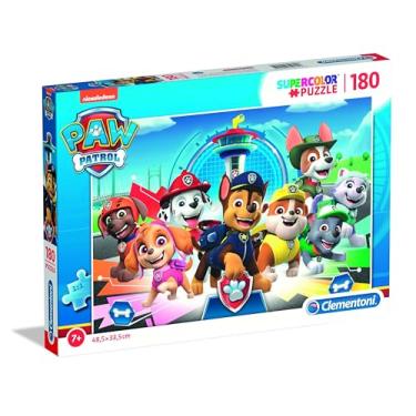 Imagem de Clementoni 29105, Quebra-Cabeça Supercolorido Patrulha Canina Para Crianças - 180 Peças, Idades 7 Anos Acima Multicolorido