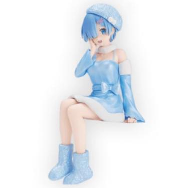 Imagem de Furyu Re: Zero Starting Life in Another World: Rem Noodle Stop (Versão Princesa Neve), boneco de PVC, multicolorido