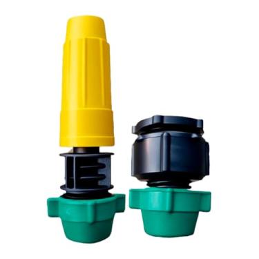 Imagem de Mangueira de Jardim Trançada Reforçada em PVC com Esguicho e Conector | 7/16” | Alta Pressão(Conector e Esguicho)