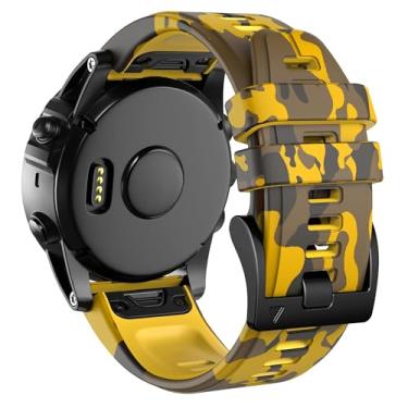 Imagem de XNWKF Para pulseiras Fenix 7X, pulseiras de silicone de 26 mm de substituição para smartwatch Fenix 5X/Fenix 5X Plus/Fenix 6X/Fenix 6X Pro/Tactix Delta/Descent Mk2i, One Size, Ágata