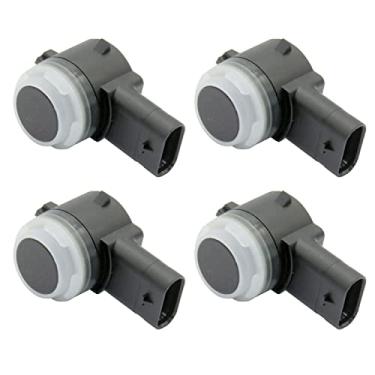 Imagem de ZDKK Amortecedor dianteiro e traseiro com sensor lateral de estacionamento 4 peças 1127503-12-C serve para Tesla Model 3/Y