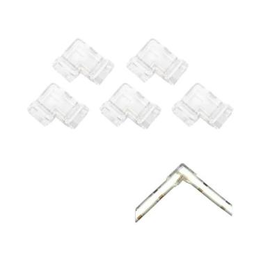 Imagem de Fitas LED RGB CCT 5PCS Conector Em L COB SMD 2Pin 3Pin 4Pin 5mm 8mm 10