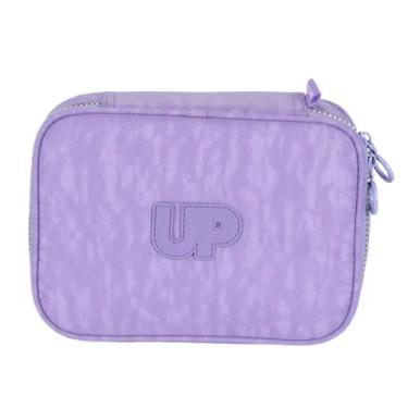 Imagem de Estojo escolar box bolsinha porta lapis penal up4you crinkle, Roxo