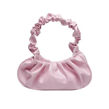 Imagem de Bolsa feminina pequena transversal para celular, mini bolsa transversal, rosa