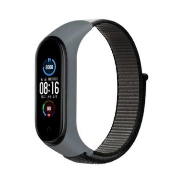 Imagem de Pulseira De Nylon Respirável Para Xiaomi Mi Band 7 6 5 4 3 8, Pulseira