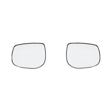 Imagem de Acessórios do carro espelho retrovisor lente espelho de vidro compatível com subaru forester outback impreza xv 2019 2020 2021 2022(A pair heated)