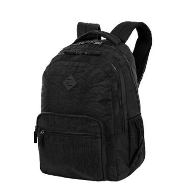 Imagem de Mochila Costa Sestini Crinkle 3 College Faculdade Anti Furto, Preto