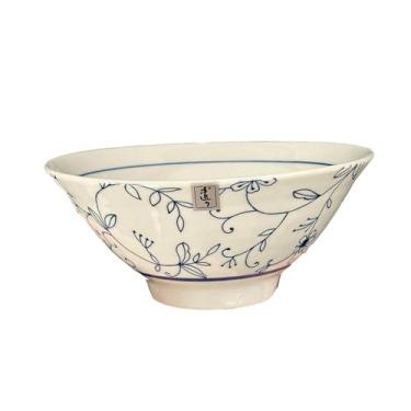 Imagem de Conjunto de pratos de arroz de cerâmica japonesa para casa dim sum personalidade - Tigela de macarrão Lamian de 18 cm