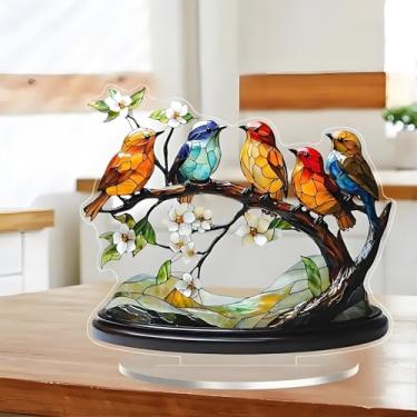 Imagem de YUEYINGMG Ornamento de mesa, decoração de mesa de fada acrílica, estátua de arte de mesa de elfo plano 2D, decoração criativa para mesa de casa, quarto, sala de estar, sala de estudo, decoração de