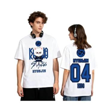 Imagem de Camiseta Casual Oversized Com Estampa De Desenho Animado KPOP KARMA HY