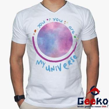 Imagem de Camiseta Coldplay 100% Algodão You You Are My Universe BTS Rock Altern