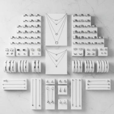 Imagem de Kit Revenda 700 Acessórios Femininos em Aço Inox - TWS Acessórios