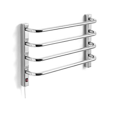 Imagem de Aquecedor Toalhas Térmico Cromado Mini Pequeno 220v Esquerdo - Flape