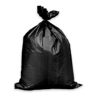 Imagem de Saco De Lixo 200 Litros Reforçado Boca Larga Preto - 5Kg