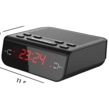 Imagem de Rádio Relógio Lelog 671: Despertador Digital Conexão