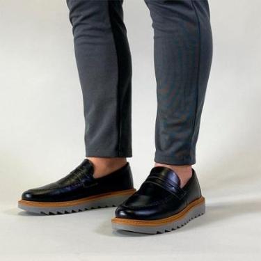 Imagem de Slip On Masculino Sapato Loafer Tratorado Confort-Masculino