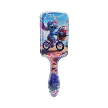 Imagem de Pente Massageador Infantil Disney Stitch Com Almofada De Ar Para Menin