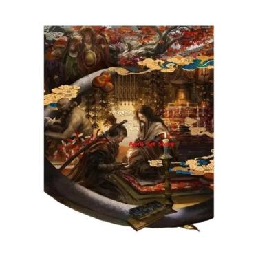 Imagem de Pôster De Jogo Sekiro Shadows Die Twice Em Lona Para Decoração De Quar