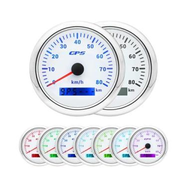 Imagem de Medidor De Velocidade GPS Universal 85MM 30-200km/h Para Carro, Barco 