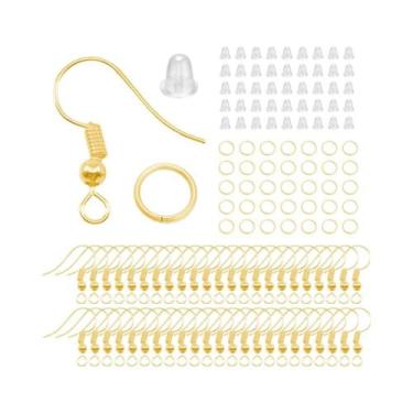 Imagem de Kit De Ganchos Para Brincos Hipoalergênicos De Cores Mistas 100-300 Pe